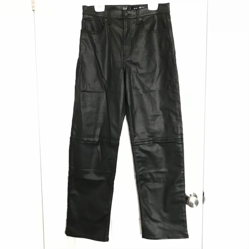 NWOT Gap Teen Black Pants Size 20/Women’s S/M Stretch Sky High 90s Loose